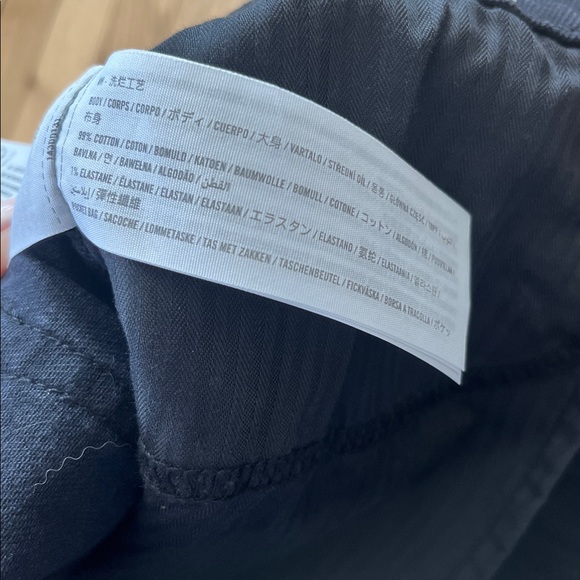 Abercrombie & Fitch Black Studded Denim Mini Skirt waist size 29 - Picture 5 of 5